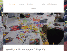 Tablet Screenshot of kunsttherapiecollege.at